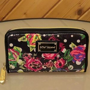 Betsey Johnson floral pattern wallet